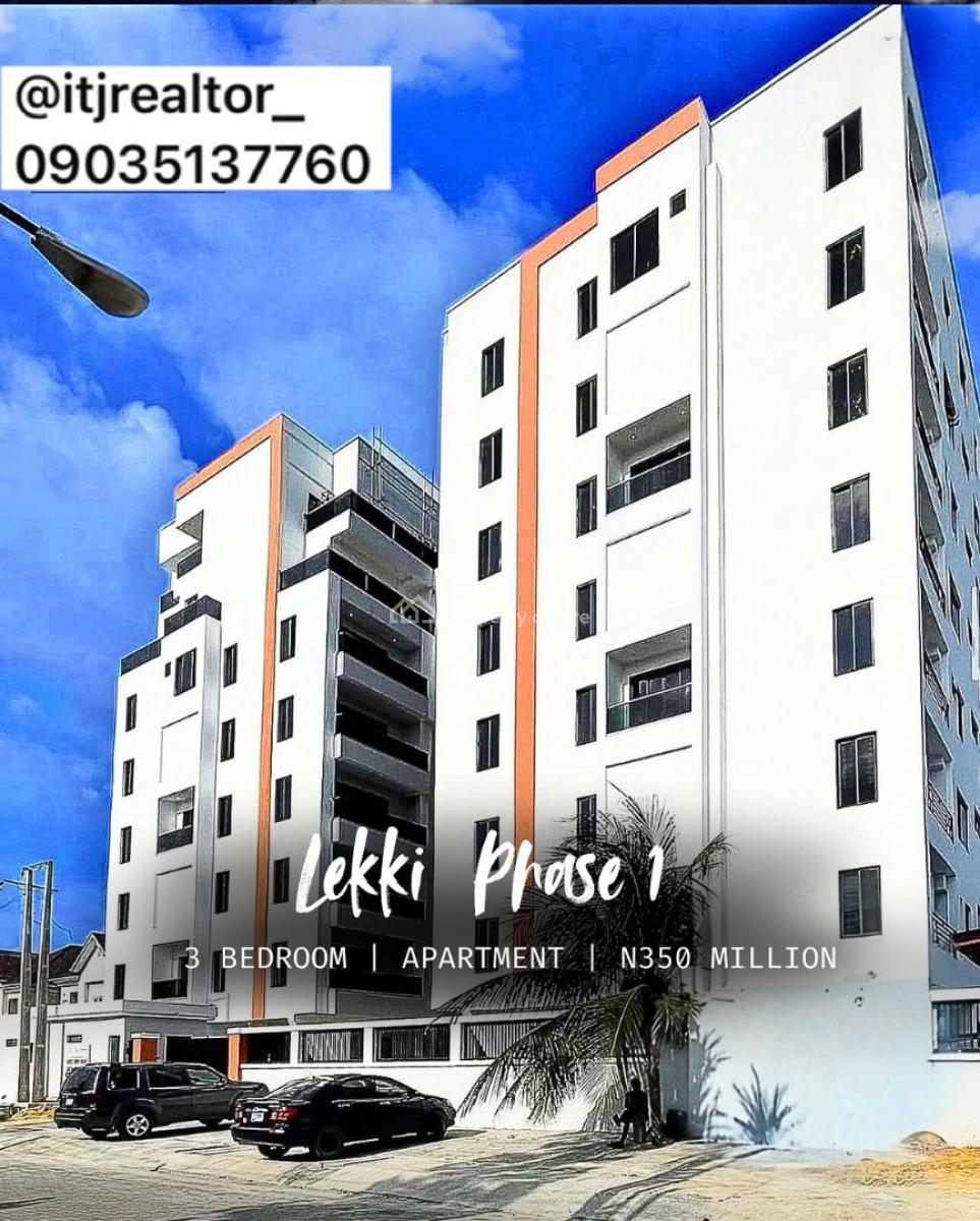 Lovely 3 Bedroom Apartment with Swimming Pool, Lekki Phase 1, Lekki Phase 1, Lekki, Lagos, Block of Flats for Sale