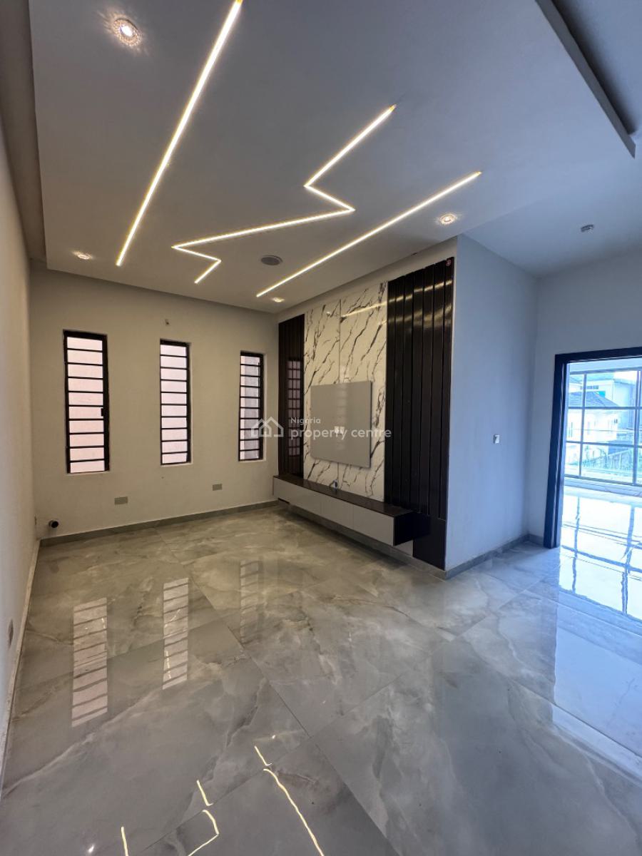 Luxury 5 Bedroom Fully Detached Duplex + Bq, Cinema, Rooftop Terrace, Less Than 3 Minutes Drive Away From Purple Mall, Osapa, Lekki, Lagos, Detached Duplex for Sale