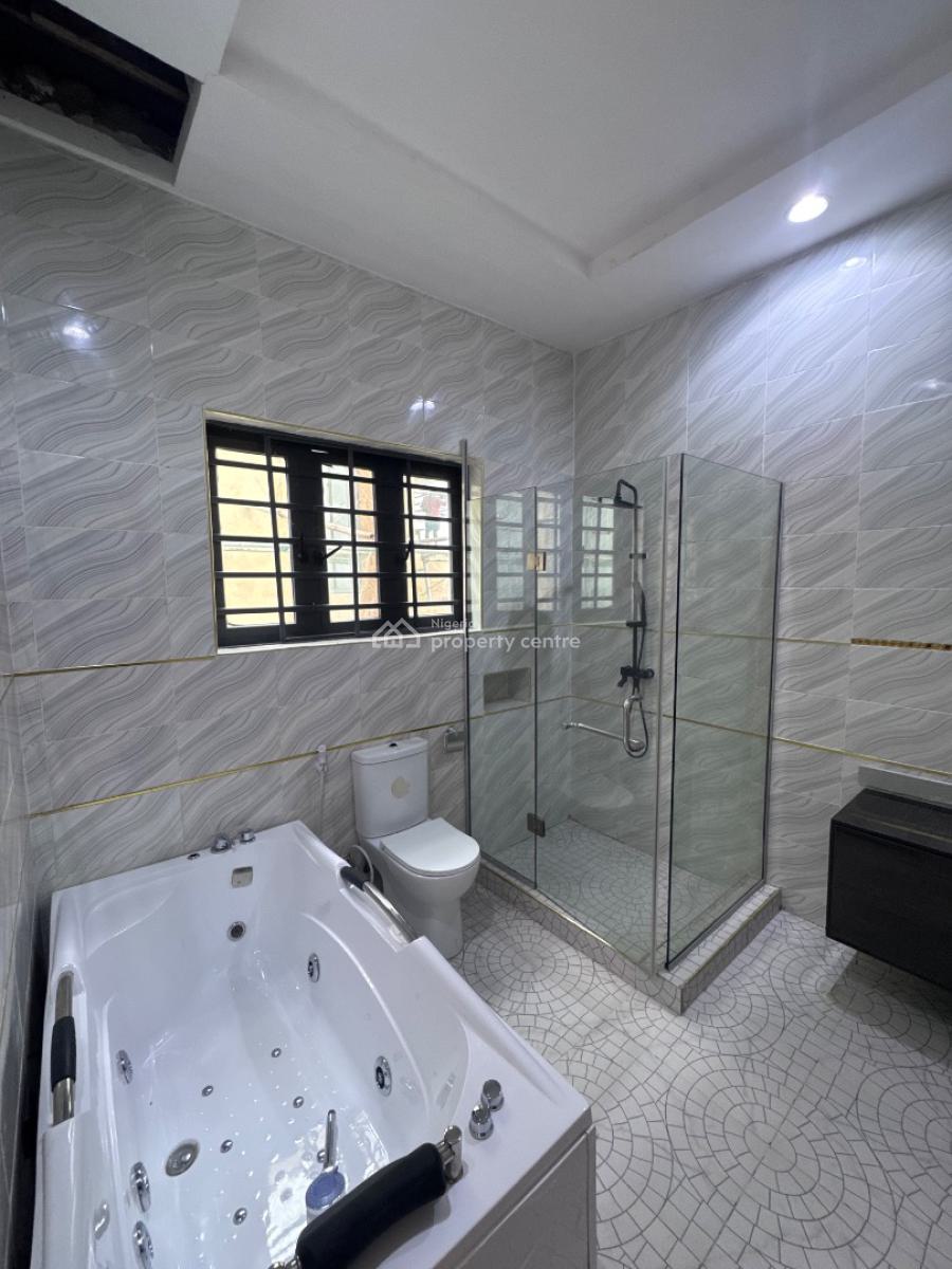 Luxury 5 Bedroom Fully Detached Duplex + Bq, Rooftop Terrace, Less Than 4 Minutes Drive Away From Ebeano Supermarket, Osapa, Lekki, Lagos, Detached Duplex for Sale
