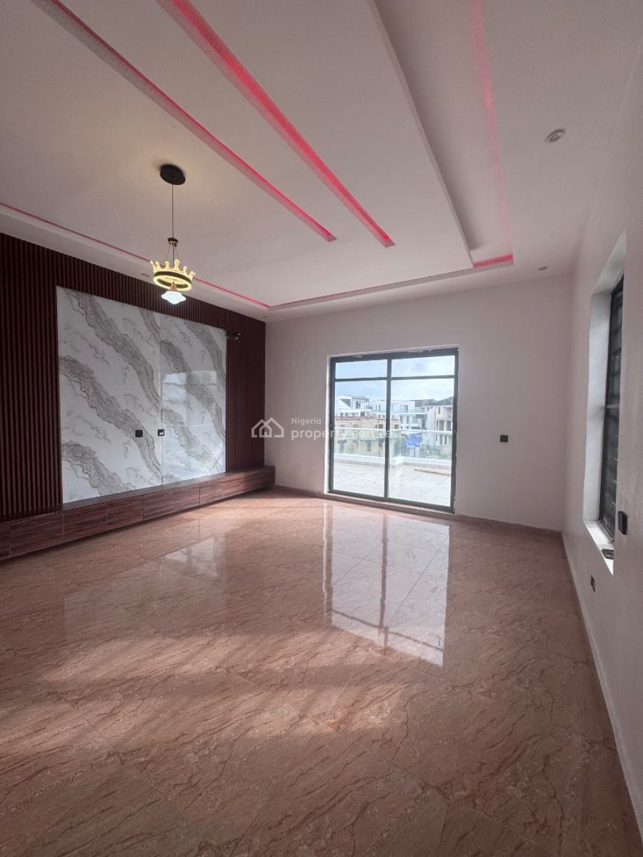 Luxury 5 Bedroom Fully Detached Duplex + Bq, Rooftop Terrace, Less Than 4 Minutes Drive Away From Ebeano Supermarket, Osapa, Lekki, Lagos, Detached Duplex for Sale