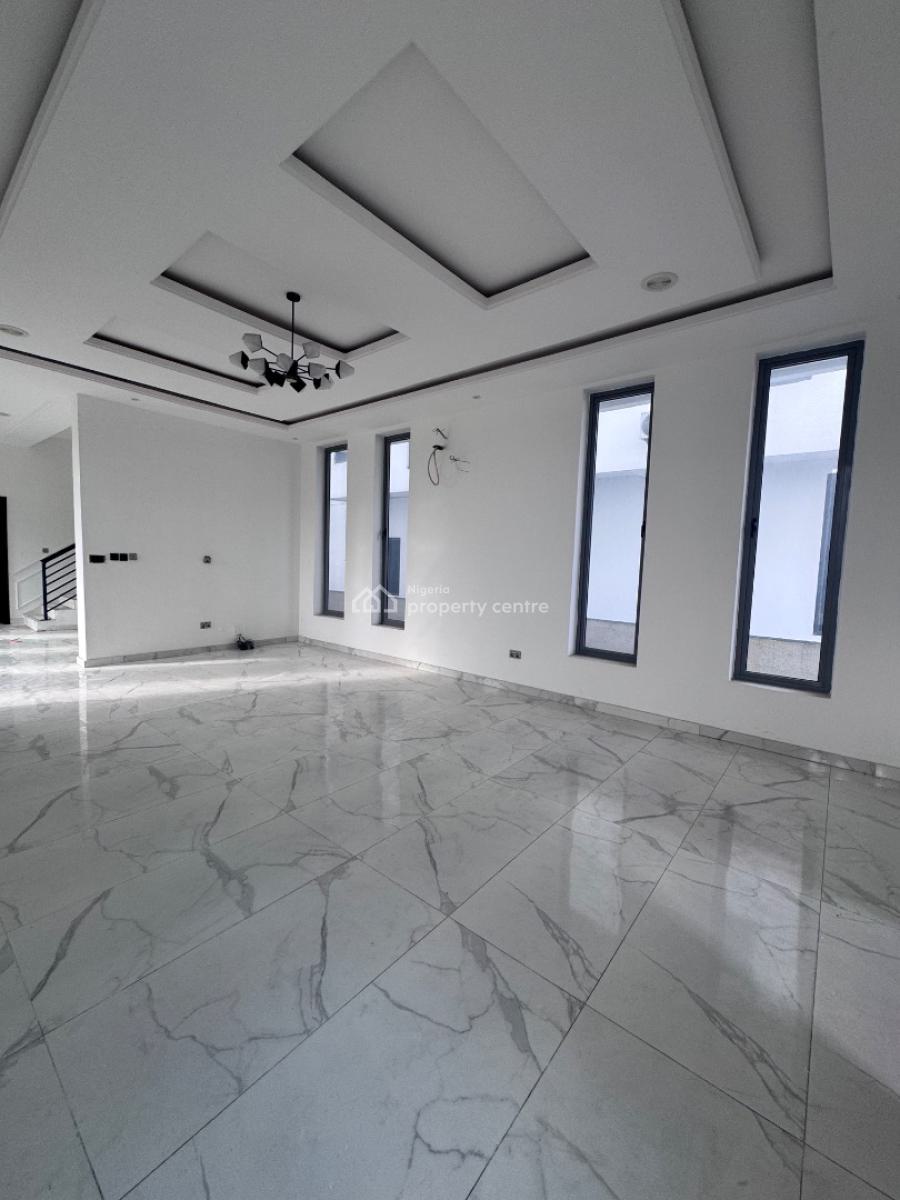 Luxury 5 Bedroom Fully Detached + Bq,, Less Than 2 Minutes Drive Away From Ebeano Supermarket, Osapa, Lekki, Lagos, Detached Duplex for Sale