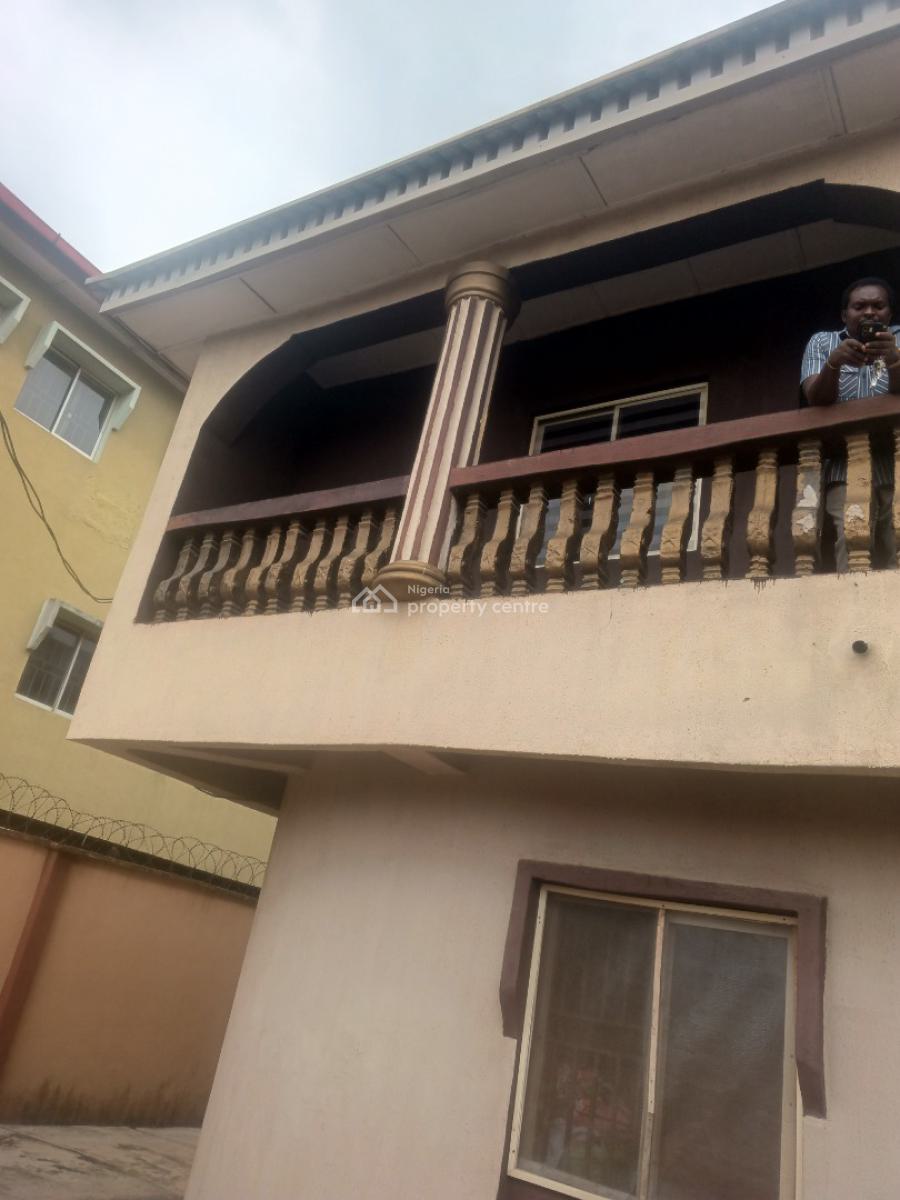 Lovely Spacious 3 Bedrom Flat + Extra Room (upstairs), Lovely Estate Environment Back of General Hospital, Iju Rd, Ifako Ogba, Ogba, Ikeja, Lagos, Flat / Apartment for Rent