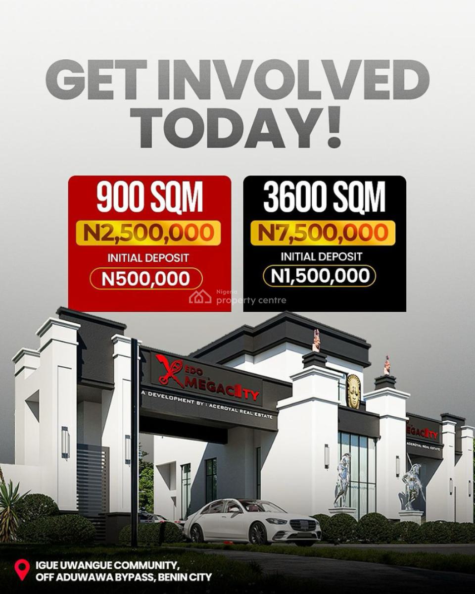 Edo Mega City Estate, Off Aduwawa Bypass, Benin City, Benin, Oredo, Edo, Land for Sale