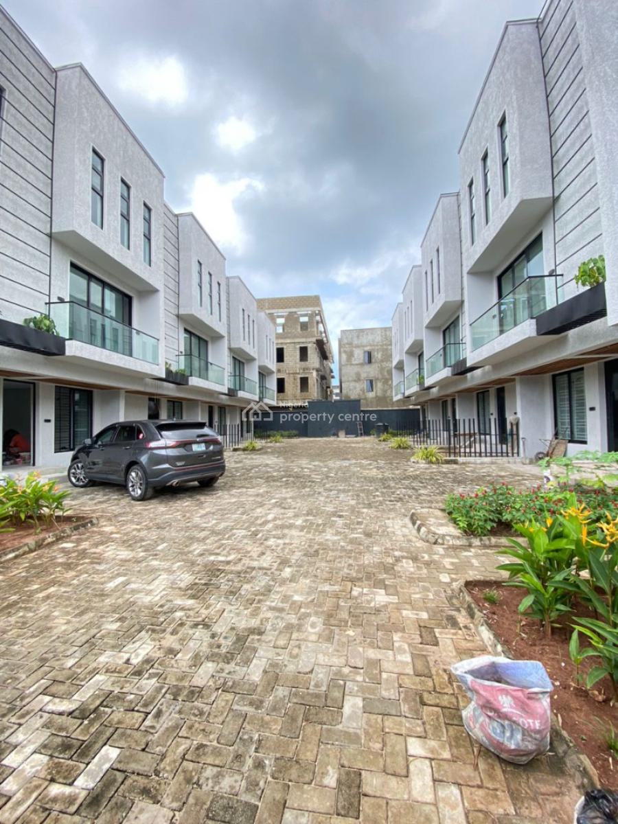 New Luxury Standard 4 Bedroom Spacious Terrace House+ Bq, in a Secured Est, Ilasan, Lekki, Lagos, Terraced Duplex for Rent