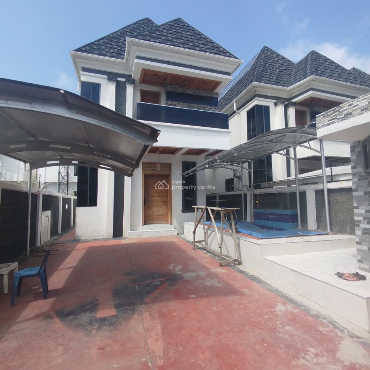 Spacious 5bedroom Fully Detached Duplex with Swimming Pool and Bq, Royal Pine Estate,orchid Road, Lekki Expressway, Lekki, Lagos, Detached Duplex for Sale