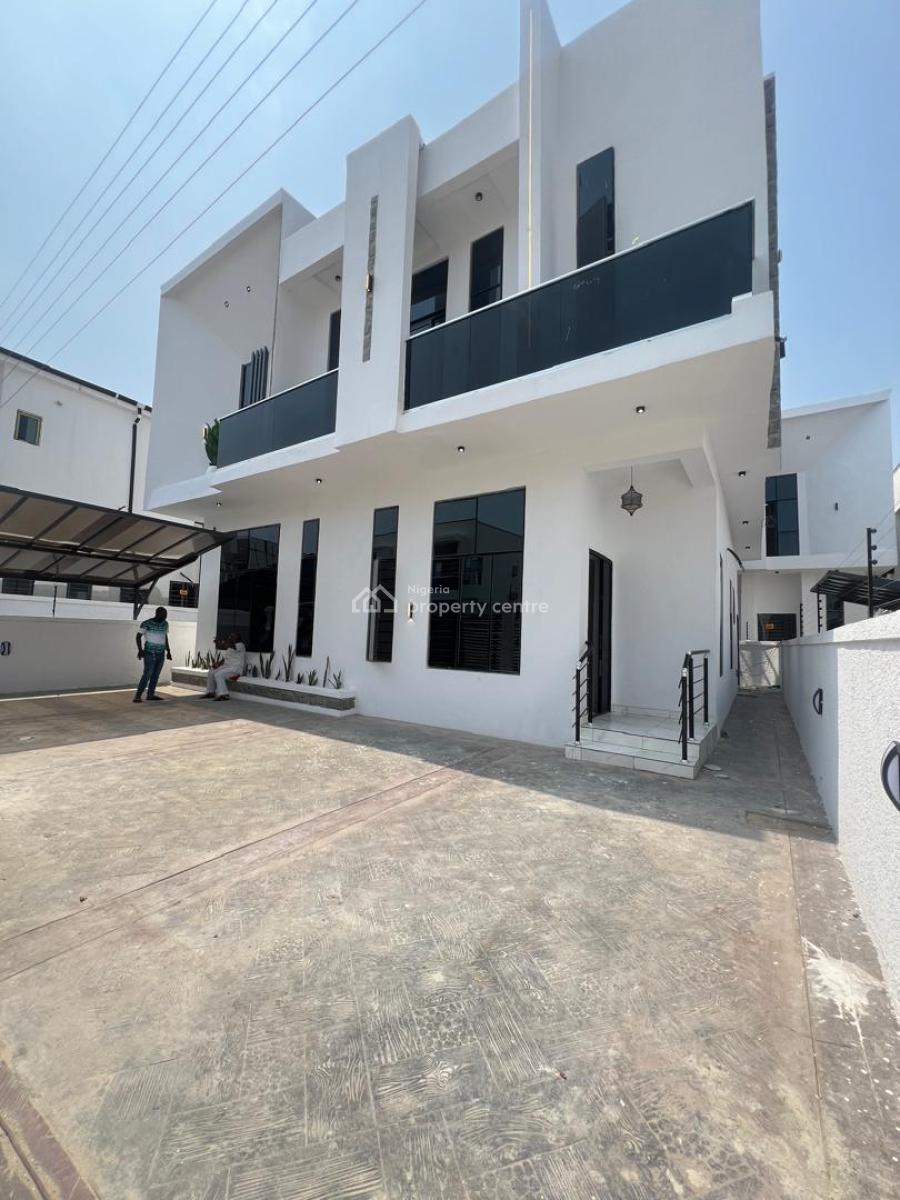 Well Built 5 Bedroom Detached Duplex with Bq, Chevron Toll Gate, Lekki, Lagos, Detached Duplex for Sale
