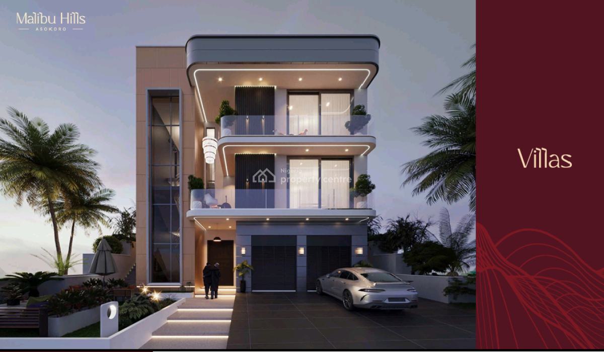 Luxury Hillside 5 Bedroom Villa, By Abacha Barracks, Asokoro District, Abuja, Detached Duplex for Sale
