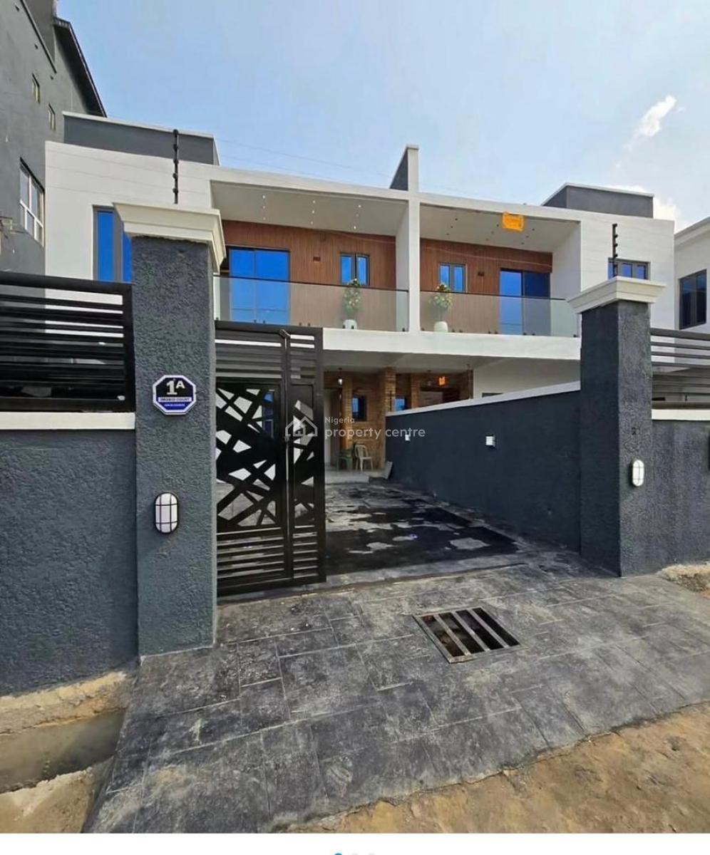 Beautiful 4 Bedroom Semi-detached Duplex in a Secure Estate, Well Built 4 Bed with a Bq in a Serene Environment, Ajah, Lagos, Semi-detached Duplex for Sale