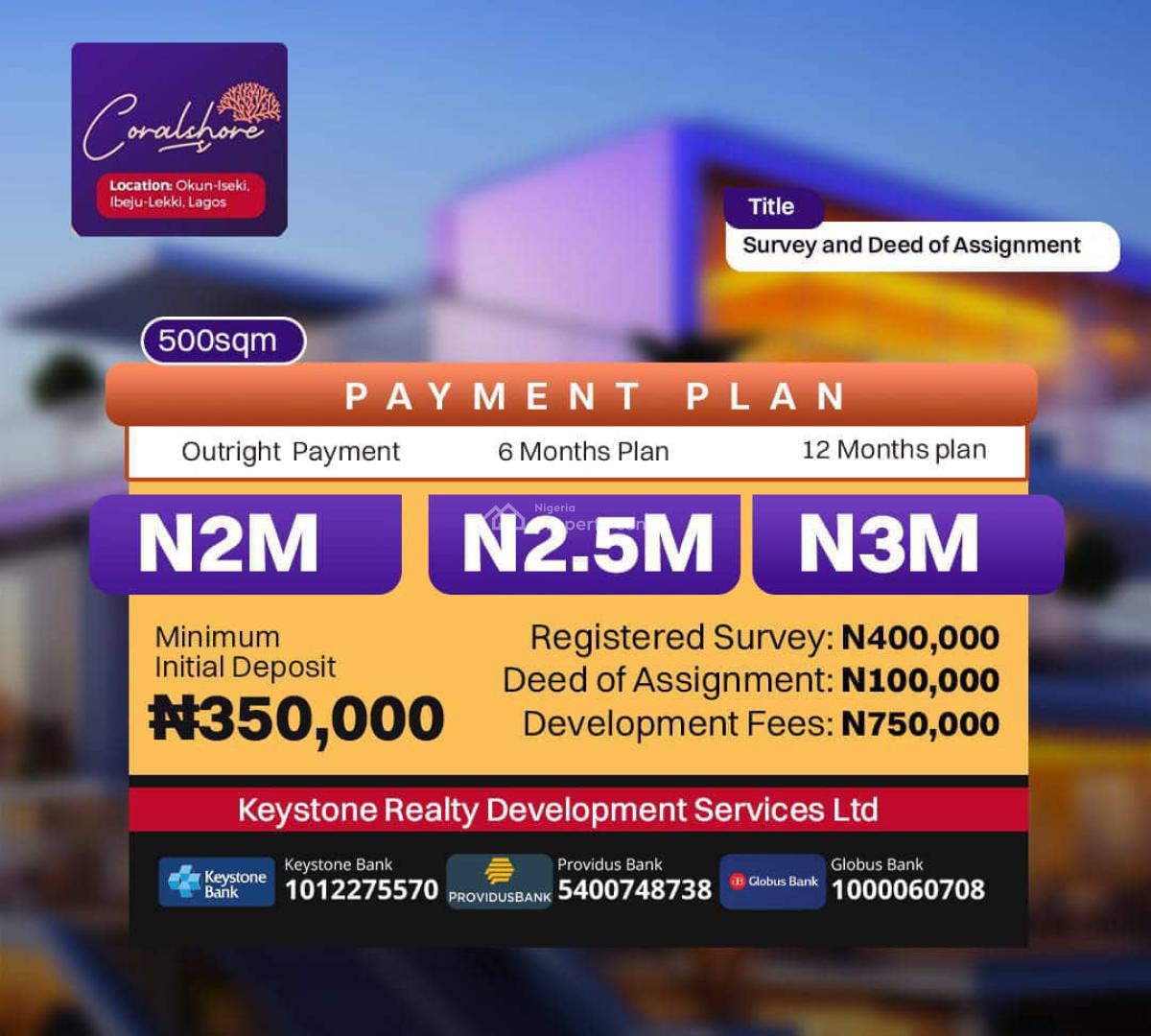 Discover Coralshore Estate --- Where Class Meets Coastal Serenity, Ibeju Lekki, Lagos, Mixed-use Land for Sale
