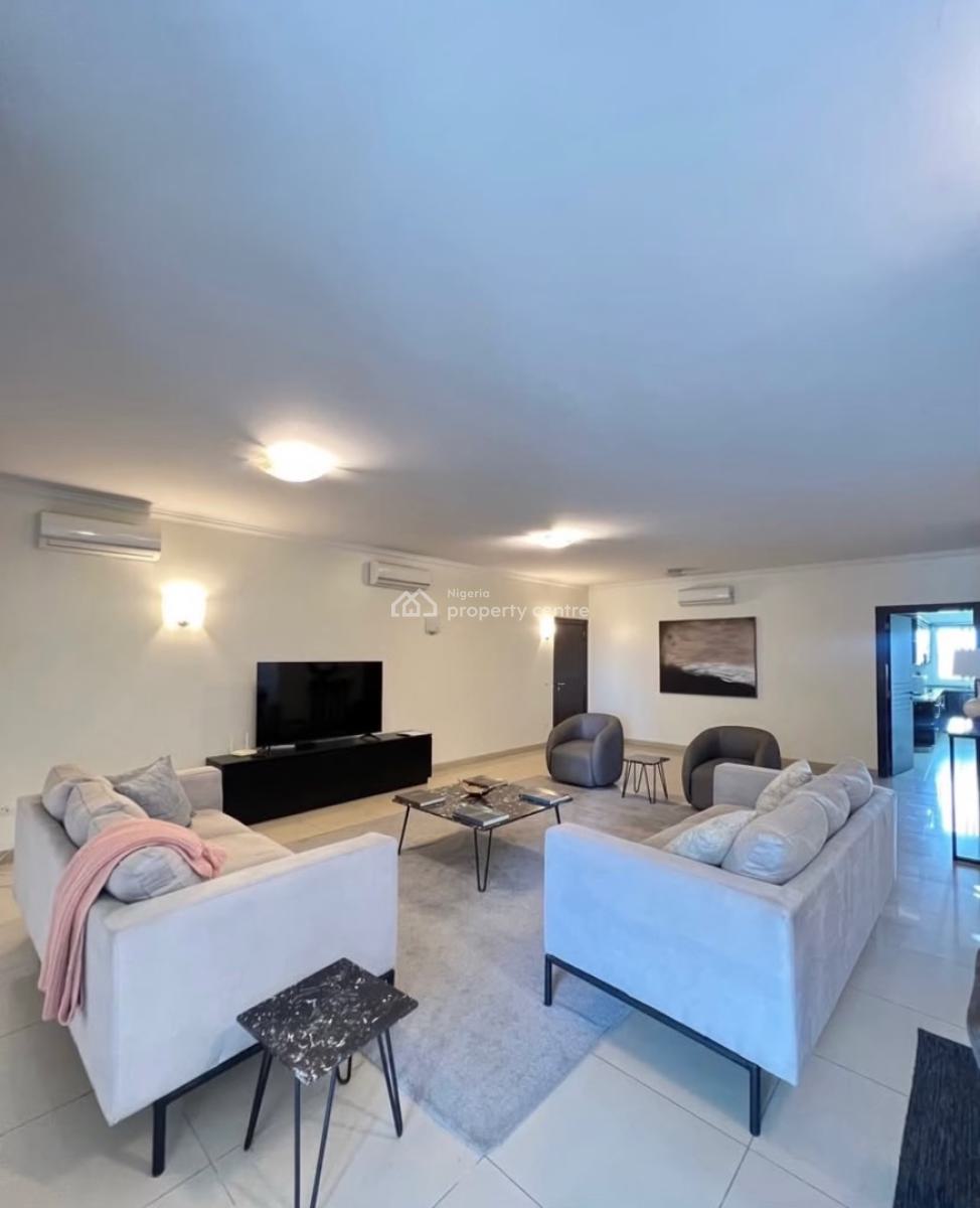 Luxurious and Furnished 3 Bedroom Apartment with Pool,gym and Elevator, Ikoyi, Ikoyi, Lagos, Flat / Apartment for Rent