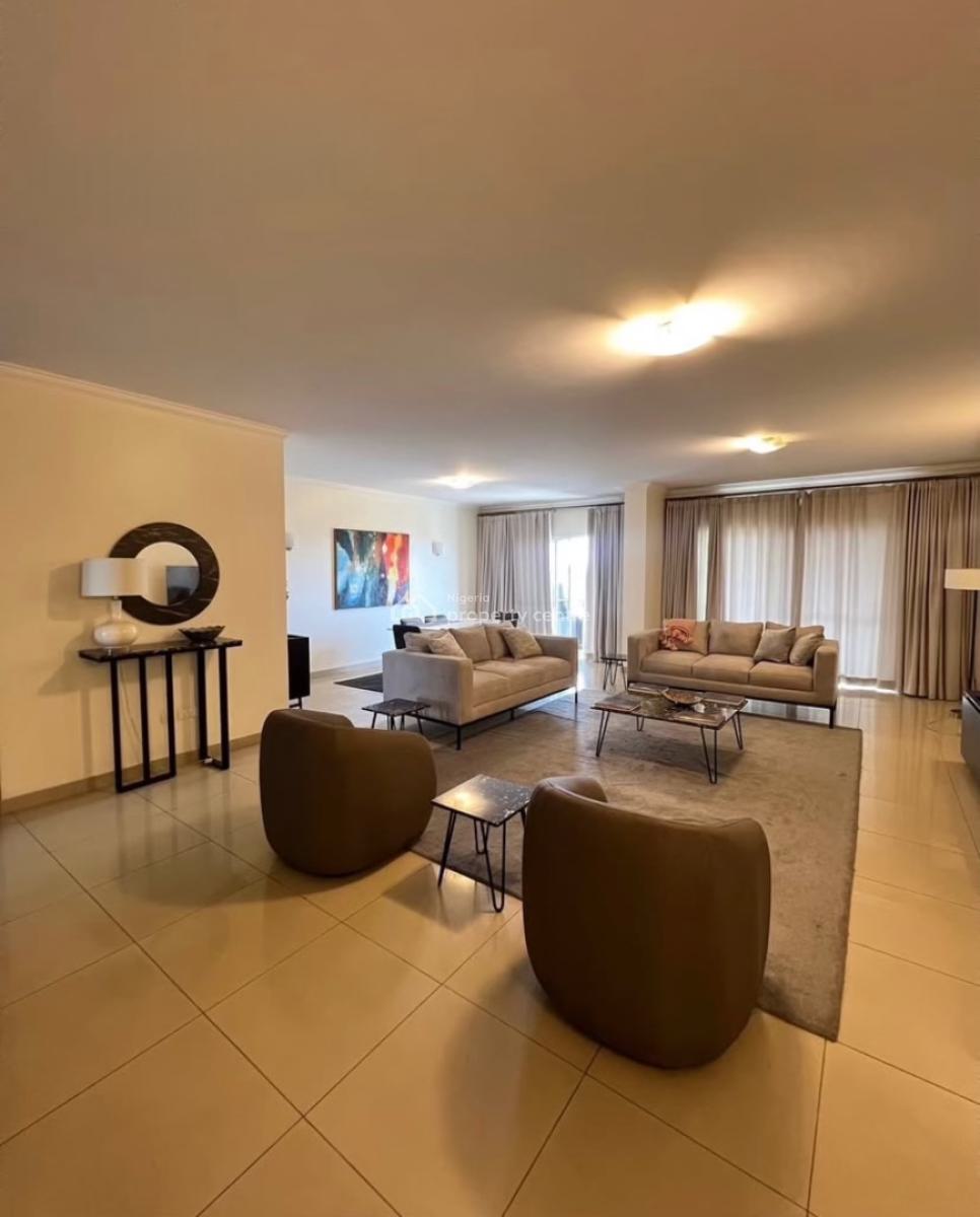 Luxurious and Furnished 3 Bedroom Apartment with Pool,gym and Elevator, Ikoyi, Ikoyi, Lagos, Flat / Apartment for Rent