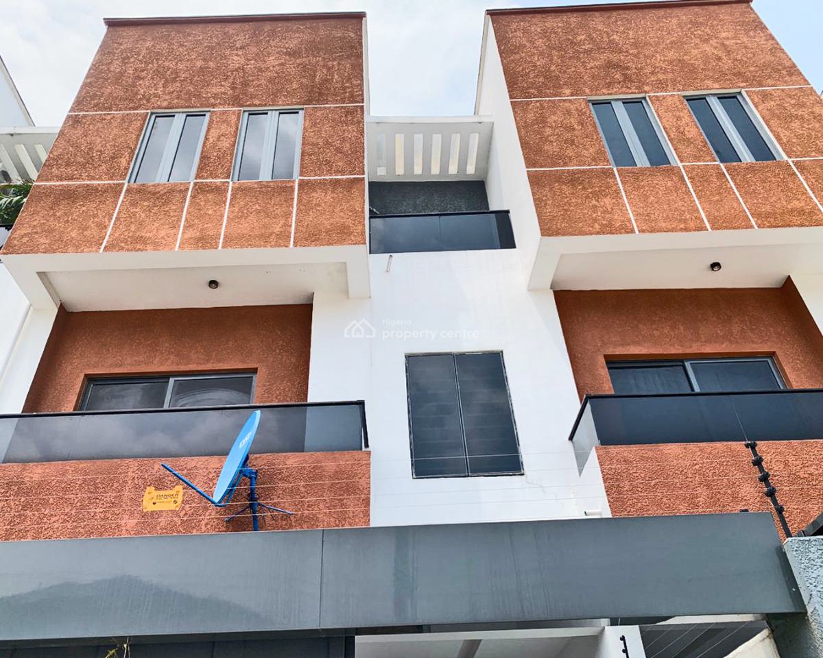 4 Bedroom Terrace House with Domestic Quarters, Lekki Phase 1, Lekki, Lagos, Terraced Duplex for Sale