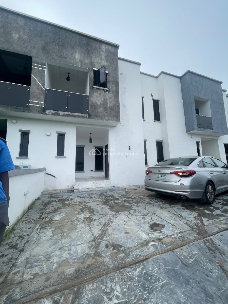 Luxury Brand New 4 Bedroom Bedroom Semi Detached with Private Compound, Located Around Blenco Axis,call to Access,clean Water and Good Light, Sangotedo, Ajah, Lagos, Semi-detached Duplex for Rent