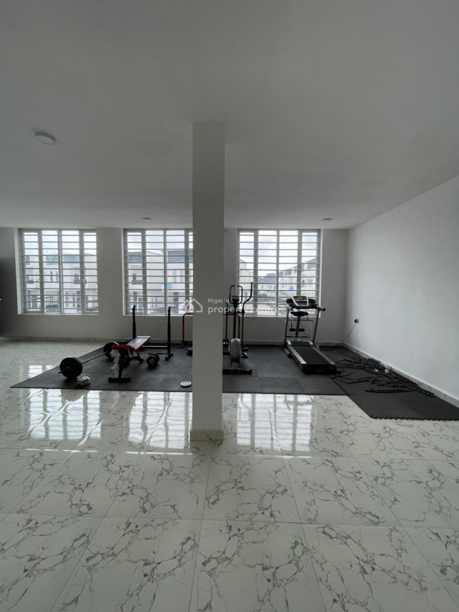 4 Bedroom Terrace Detached Duplex with Bq, Swimming Pool, & Gym, Oba Avenue, Ikota, Lekki, Lagos, Terraced Duplex for Sale