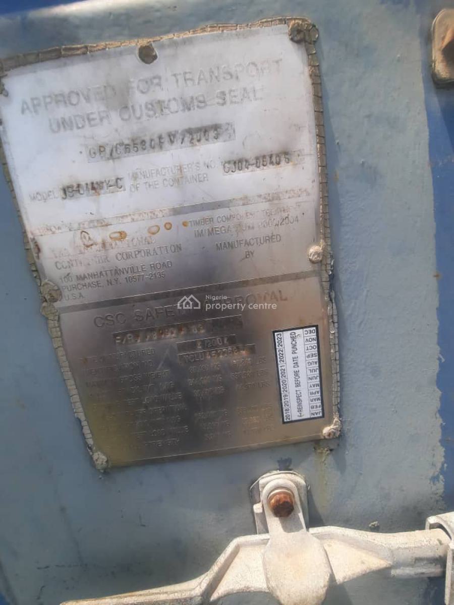 Clean 2 Pieces of 40ft Containers, Akodo, Eleko, Ibeju Lekki, Lagos, Tank Farm for Sale
