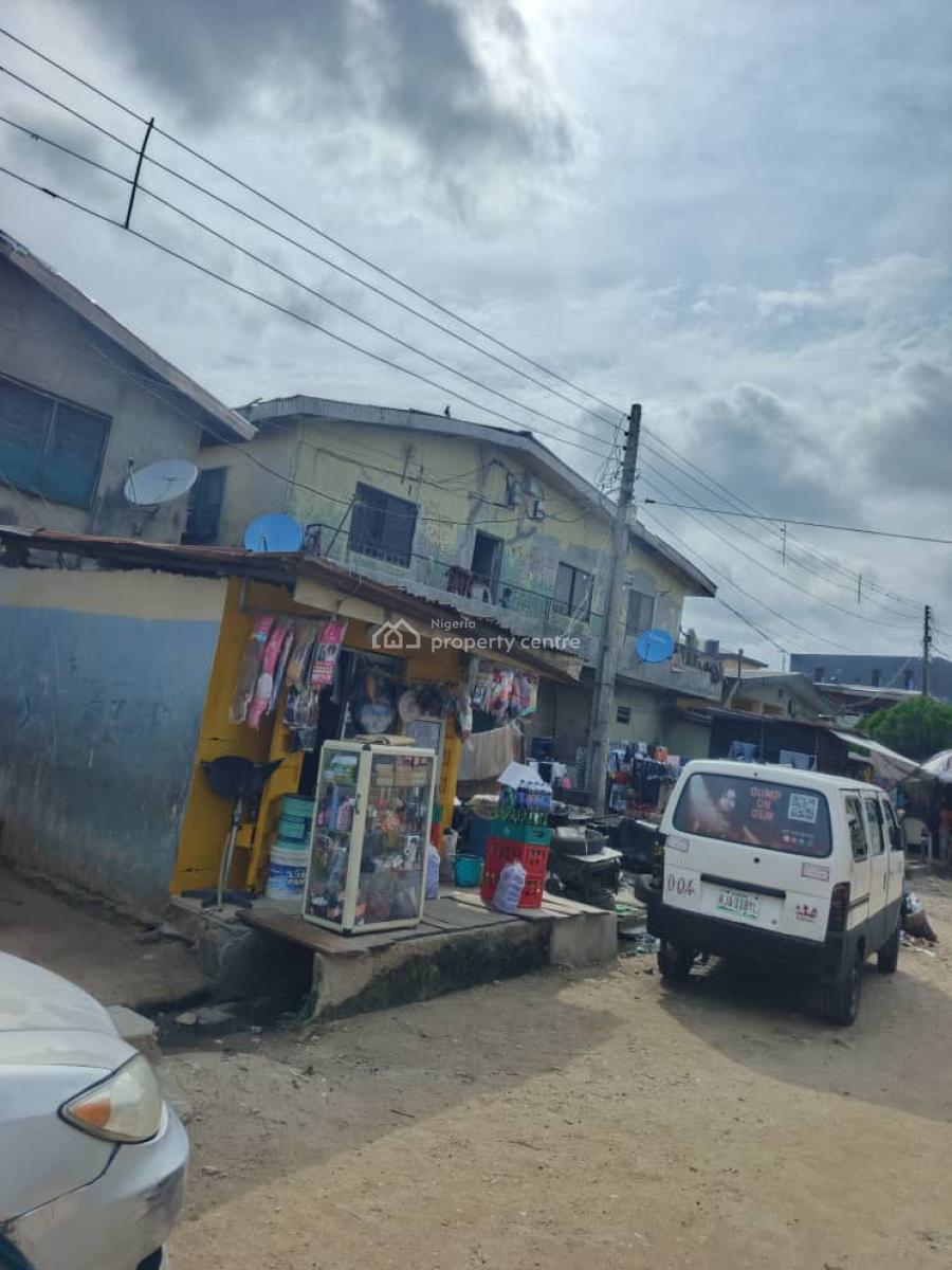 a Storey Building on a Plot of Land in a Calm Environment, Akinwunmi, Ifako, Gbagada, Lagos, Mixed-use Land for Sale