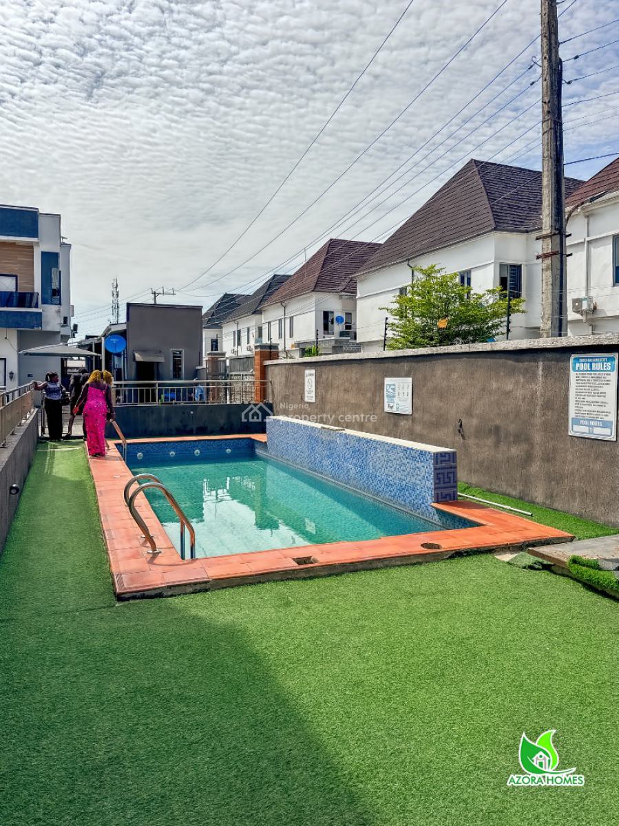 4 Bedroom Terrace Duplex ( Partly Furnished ), Orchid Rd., Lekki, Lagos, Terraced Duplex for Sale