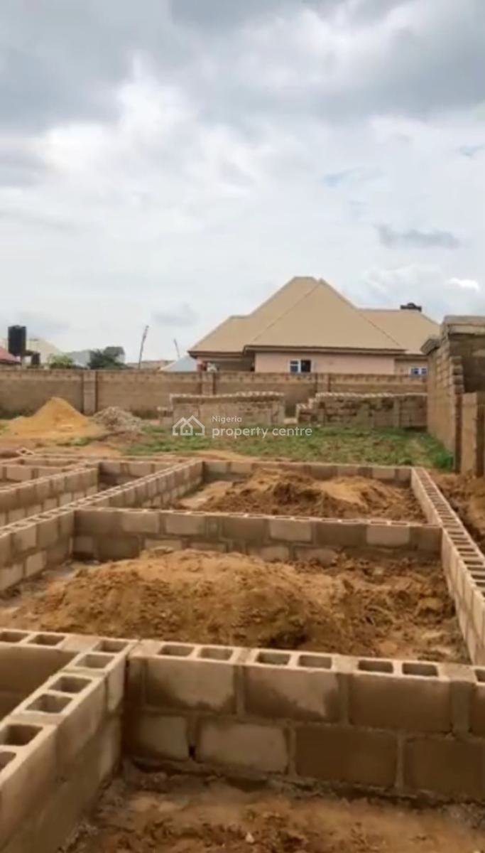 Lovely Two Bedrooms Uncompleted Bungalow in a Serene Area, Kwang, Jos South, Plateau, Detached Bungalow for Sale