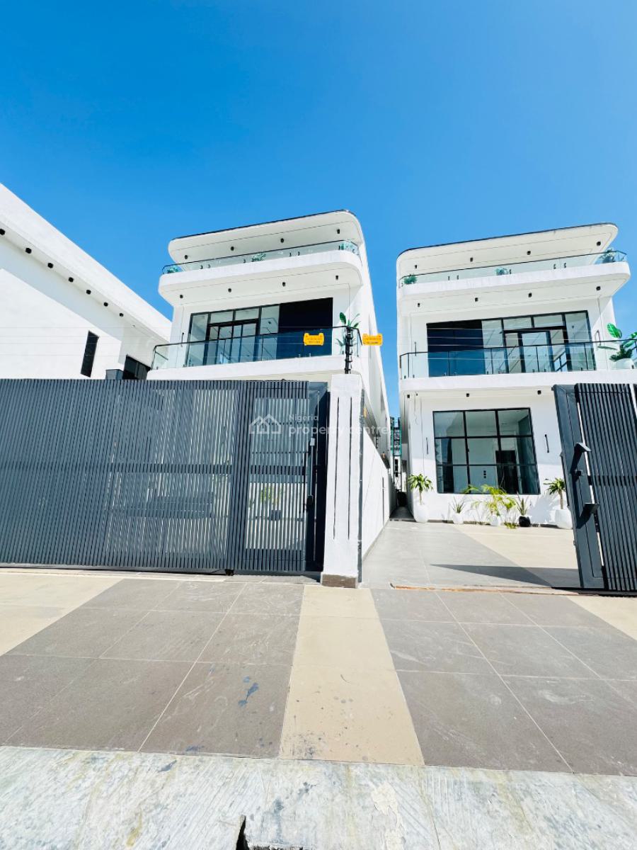Brand New Luxury 5 Bedrooms Fully Detached Duplex Available, Chevron Toll Gate, Lekki, Lagos, Detached Duplex for Sale
