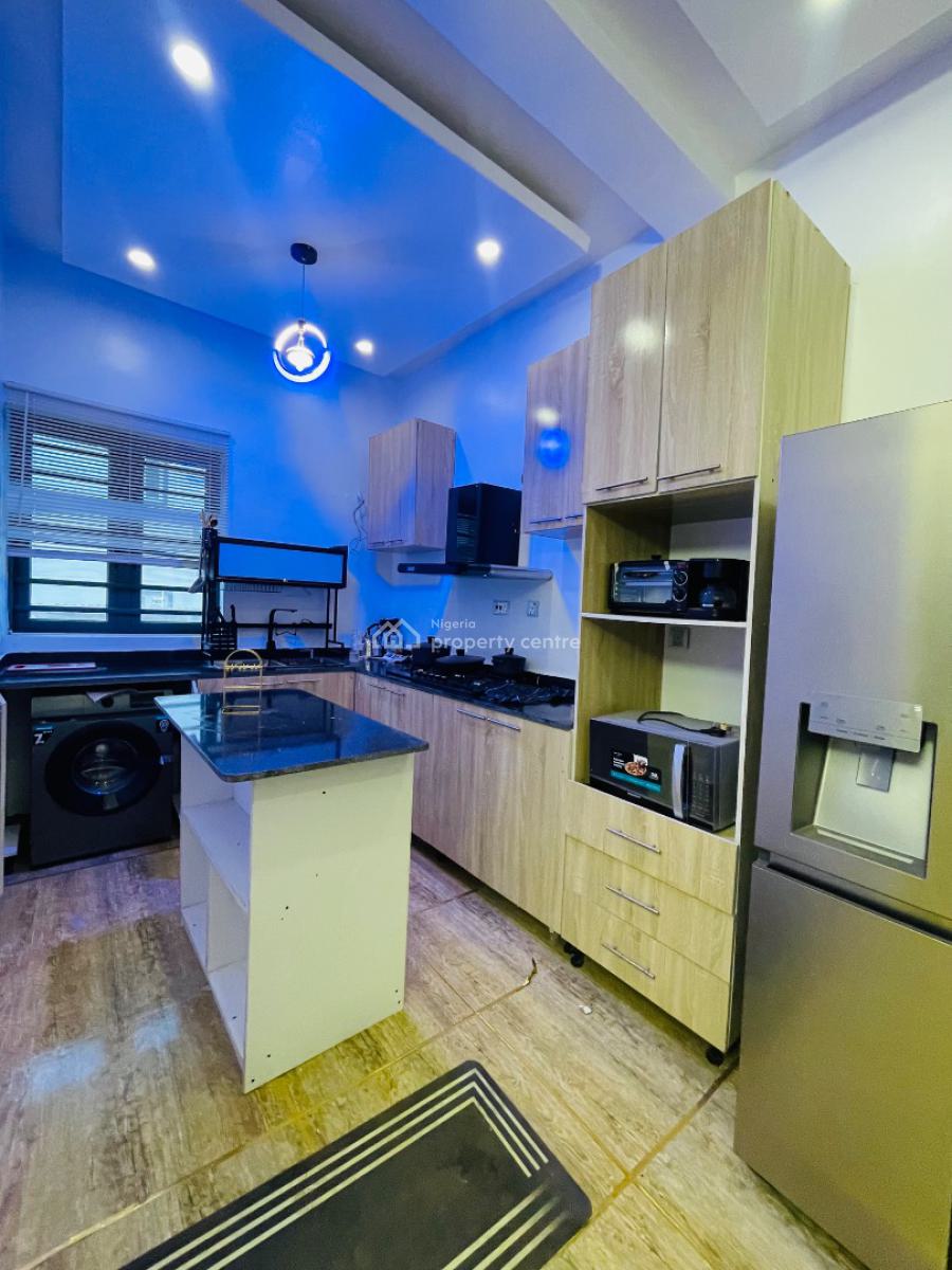 Luxury Newly Built Fully Furnished 3 Bedroom Terrace Duplex, Fully Furnished Home with Solar + Inverter in a Code to Access Estate, Lekki, Lagos, Terraced Duplex for Rent