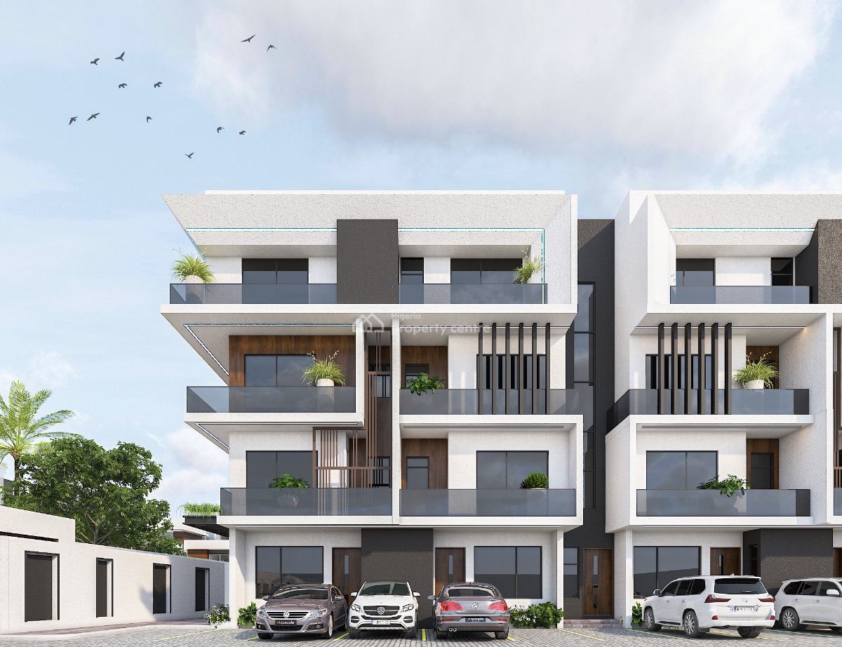 Luxury 4bedroom Terrace on G2 Level, Pool and Gym, Olu Babajide Close, Lekki Phase 1, Lekki, Lagos, Terraced Duplex for Sale