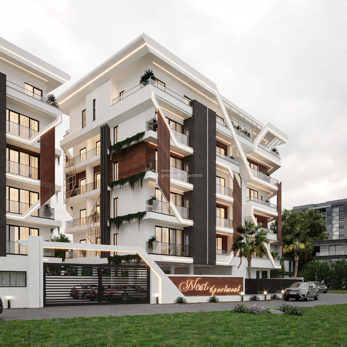 Luxury 3 Bedrooms Flat with Bq, Gym, 24 Hours, Olu Babajide Crescent, Lekki Phase 1, Lekki, Lagos, Flat / Apartment for Sale