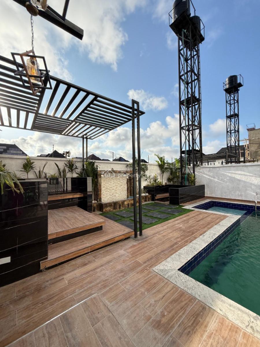 a Masterpiece of Elegance: 6-bedroom Duplex with Pool, Gym, Cinema & R, Chevron Alternative Route, Lekki, Lagos, Detached Duplex for Sale