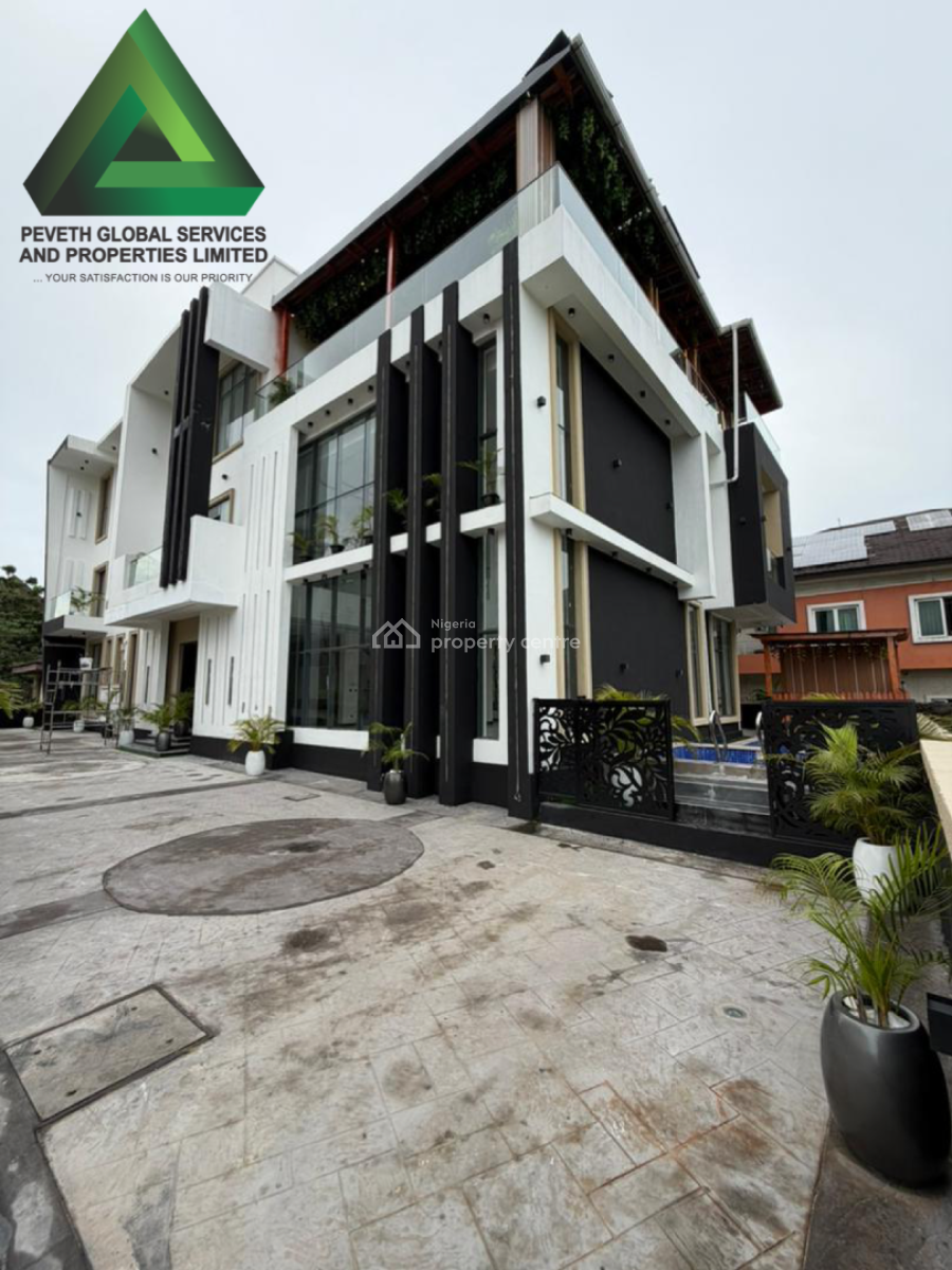 Contemporary 5 Bedroom Fully Detached Duplex + Pool, Cinema, Gym, Bq, Ikate, Lekki, Lagos, Detached Duplex for Sale