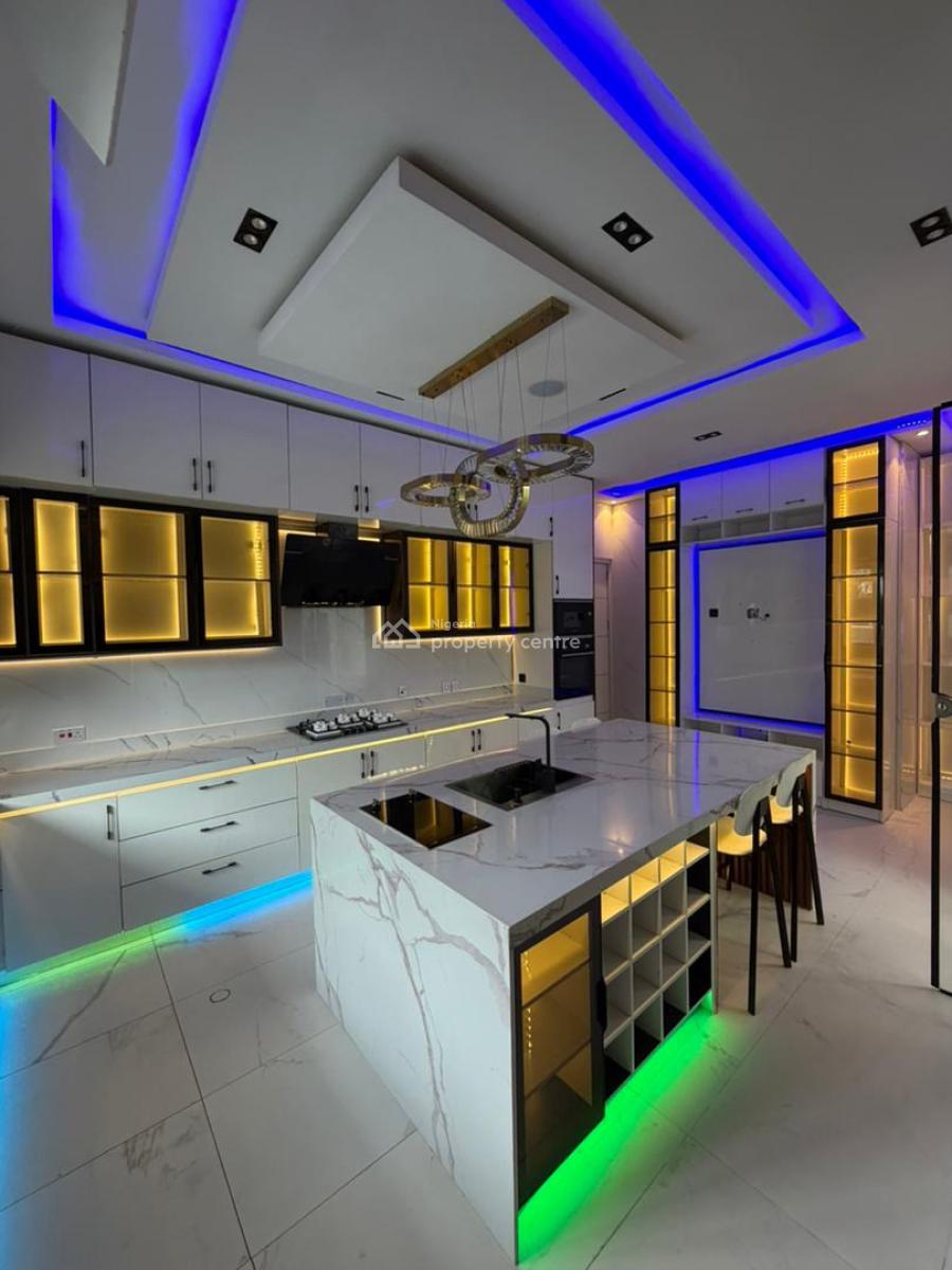 Contemporary 5 Bedroom Fully Detached Duplex + Pool, Cinema, Gym, Bq, Ikate, Lekki, Lagos, Detached Duplex for Sale
