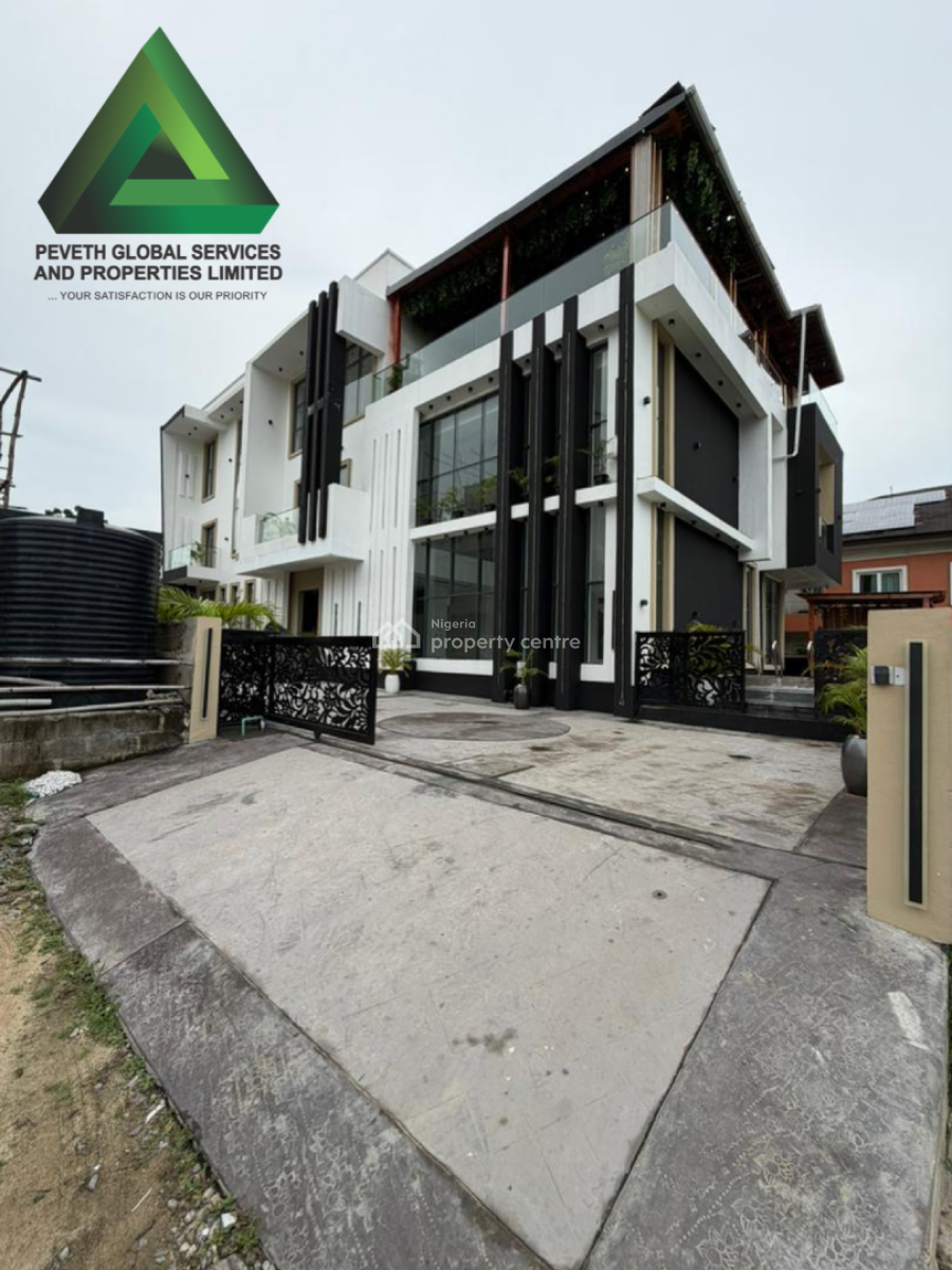 Contemporary 5 Bedroom Fully Detached Duplex + Pool, Cinema, Gym, Bq, Ikate, Lekki, Lagos, Detached Duplex for Sale
