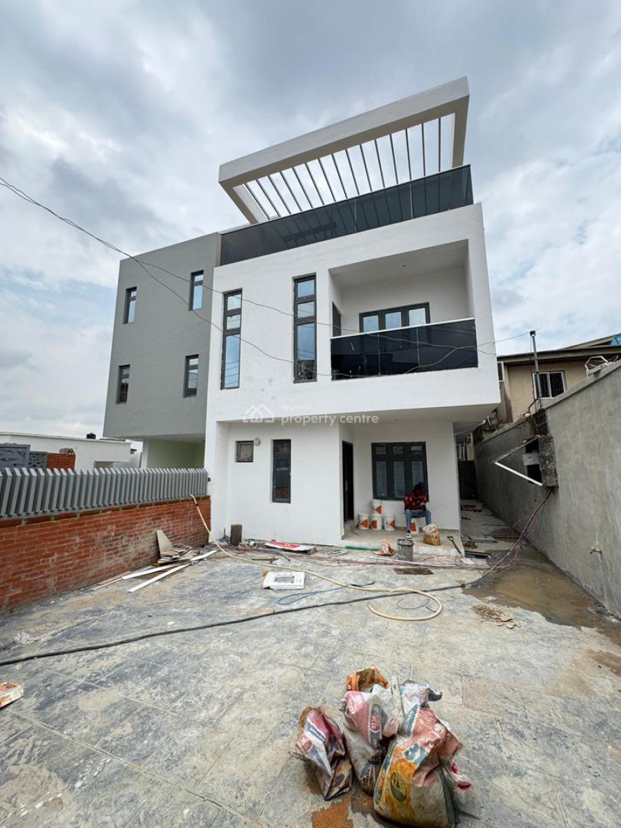 Newly Built 4 Bedroom Semi Detached Duplex with Bq, Anthony, Maryland, Lagos, Semi-detached Duplex for Sale