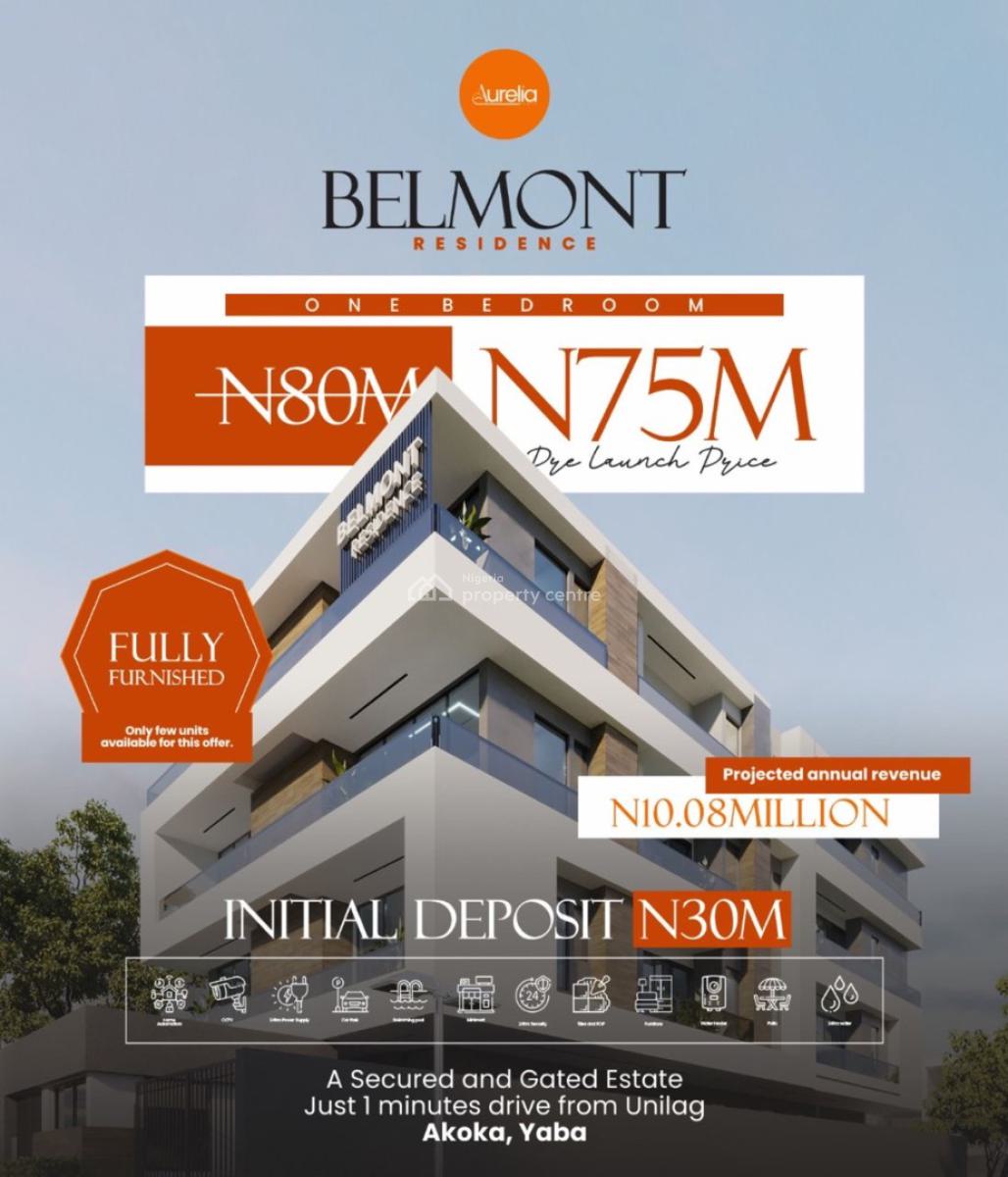 Affordable Offplan 1 Bedroom Homes with Good Title, Affordable Off Plan Apartment with Discounted Price and Furnished, Akoka, Yaba, Lagos, Flat / Apartment for Sale