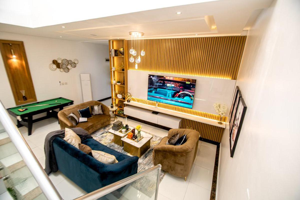 Nicely Furnished 4 Bedroom Terrace Duplexes, Off Freedom Way, Lekki Phase 1, Lekki, Lagos, Terraced Duplex for Rent
