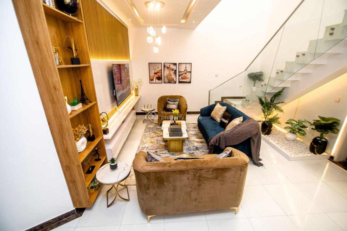 Nicely Furnished 4 Bedroom Terrace Duplexes, Off Freedom Way, Lekki Phase 1, Lekki, Lagos, Terraced Duplex for Rent