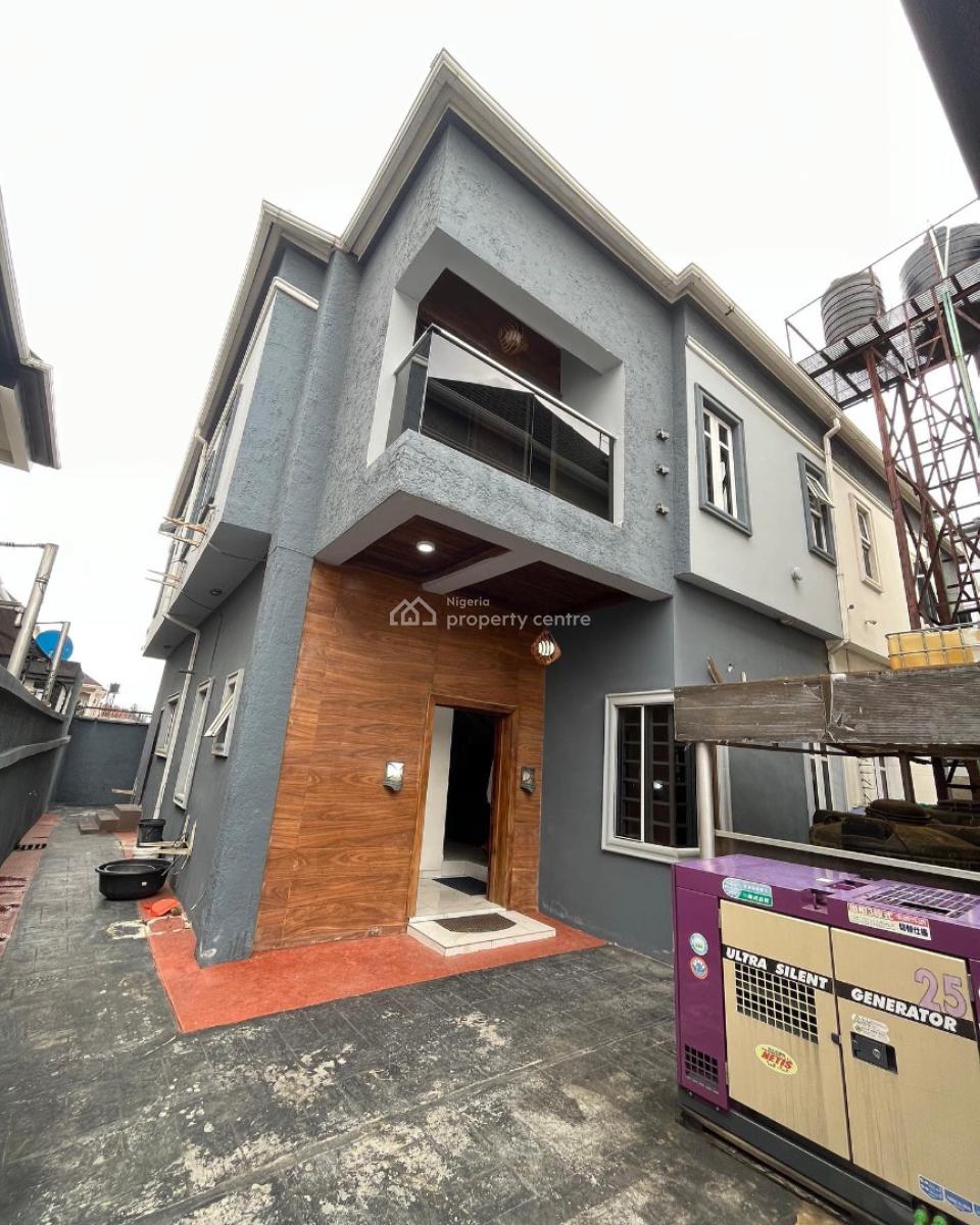 Lovely 4 Bedroom Semi Detached Duplex with Bq, Chevron, Lekki, Lagos, Semi-detached Duplex for Sale