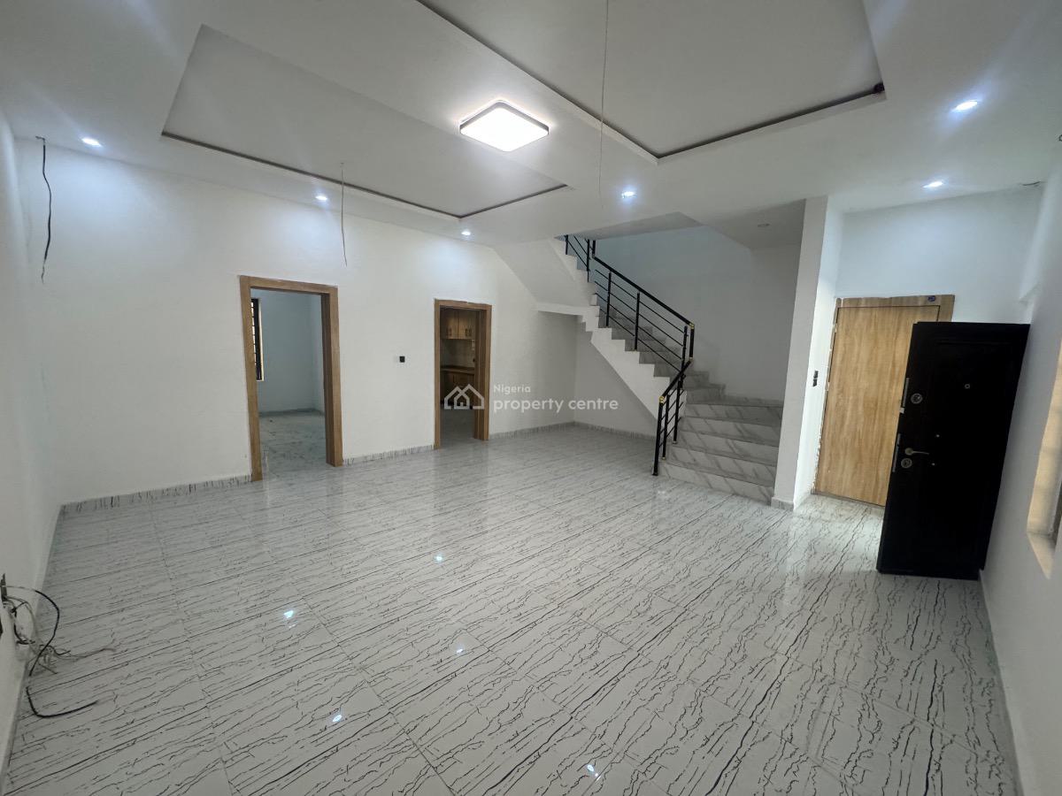 a Serviced 4 Bedroom Terrace with Power in a Good Location of General., General Paint By Abraham Adesanya, Ajah, Lagos, Terraced Duplex for Rent