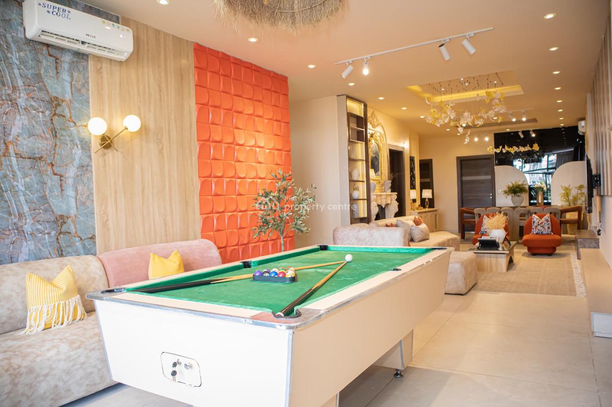 Luxurious 3 Bedroom Apartment with Snooker Board, Off Second Avenue Estate, Old Ikoyi, Ikoyi, Lagos, Flat / Apartment Short Let