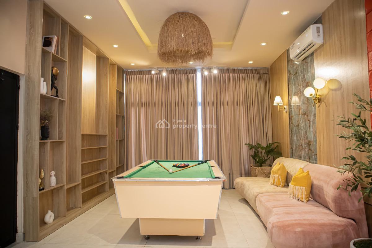 Luxurious 3 Bedroom Apartment with Snooker Board, Off Second Avenue Estate, Old Ikoyi, Ikoyi, Lagos, Flat / Apartment Short Let