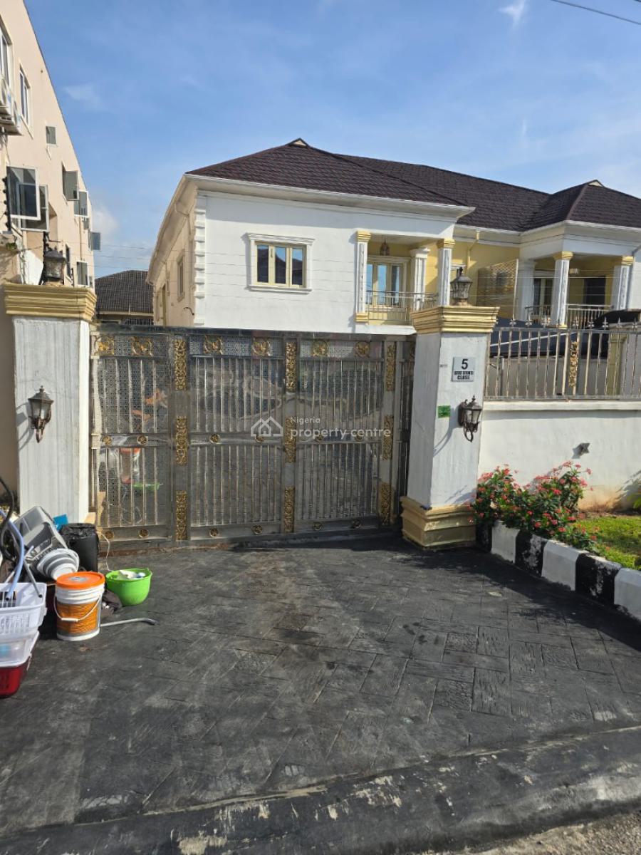 *5 Bedroom Semi Detached House + a Room Bq*. @ Magodo Brooks Estate, Magodo Brooks Estate, Gra Phase 2, Magodo, Lagos, Semi-detached Duplex for Rent