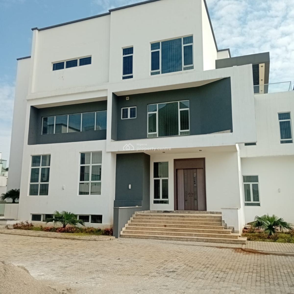 Brand New 6 Bedroom Mansion,bq/chalet,pool,elevator,cinema, Basement, Asokoro Main. Serene Neighborhood, Asokoro District, Abuja, Detached Duplex for Rent