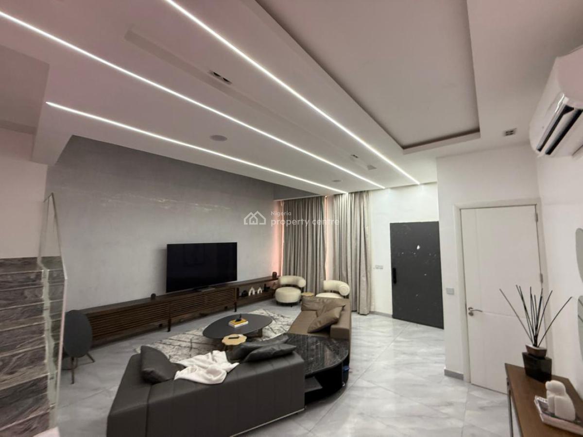 Luxurious 4 Bedroom Terrace Townhouse, Bq, Pool, Gym, Cinema, Cctv, Jahi, Abuja, Terraced Duplex for Rent