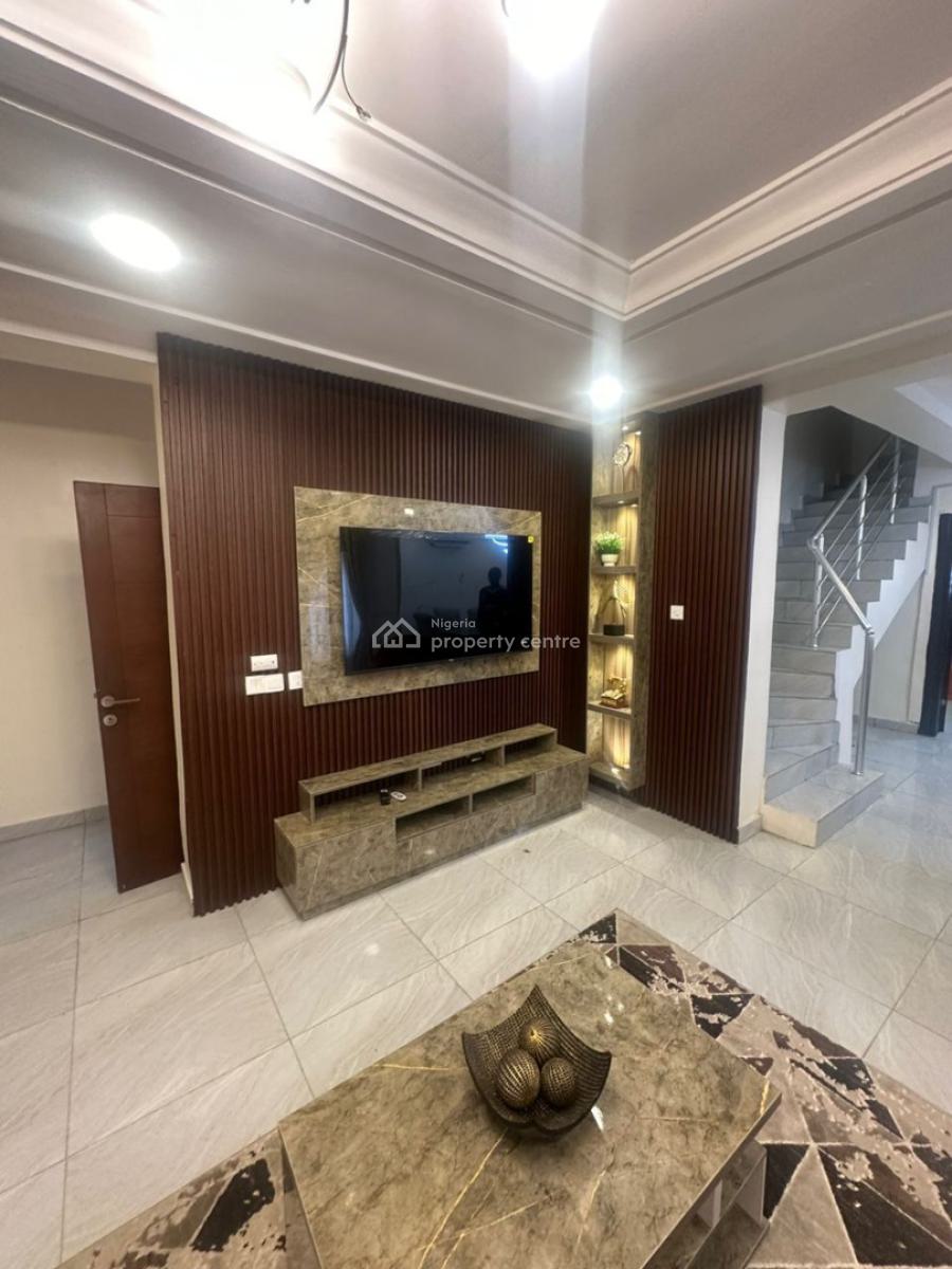 Well Finished and Fully Furnished 3-bedroom Terrace Duplex, Harris Drive, Ikota, Lekki, Lagos, Terraced Duplex for Rent
