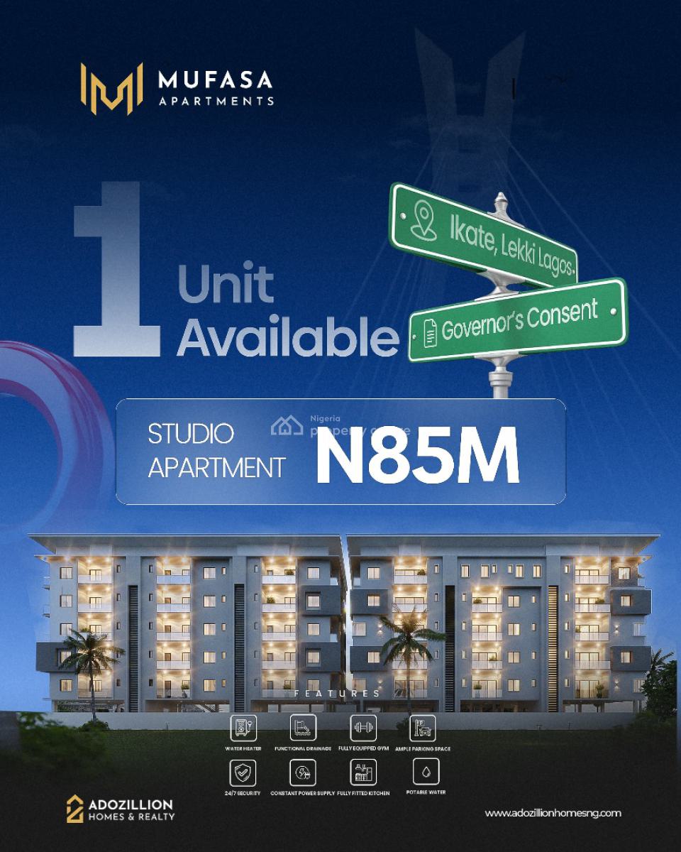 Last Unit Alert: Own Luxury in Ikate, Ikate, Ikate Elegushi, Lekki, Lagos, Mini Flat (room and Parlour) for Sale