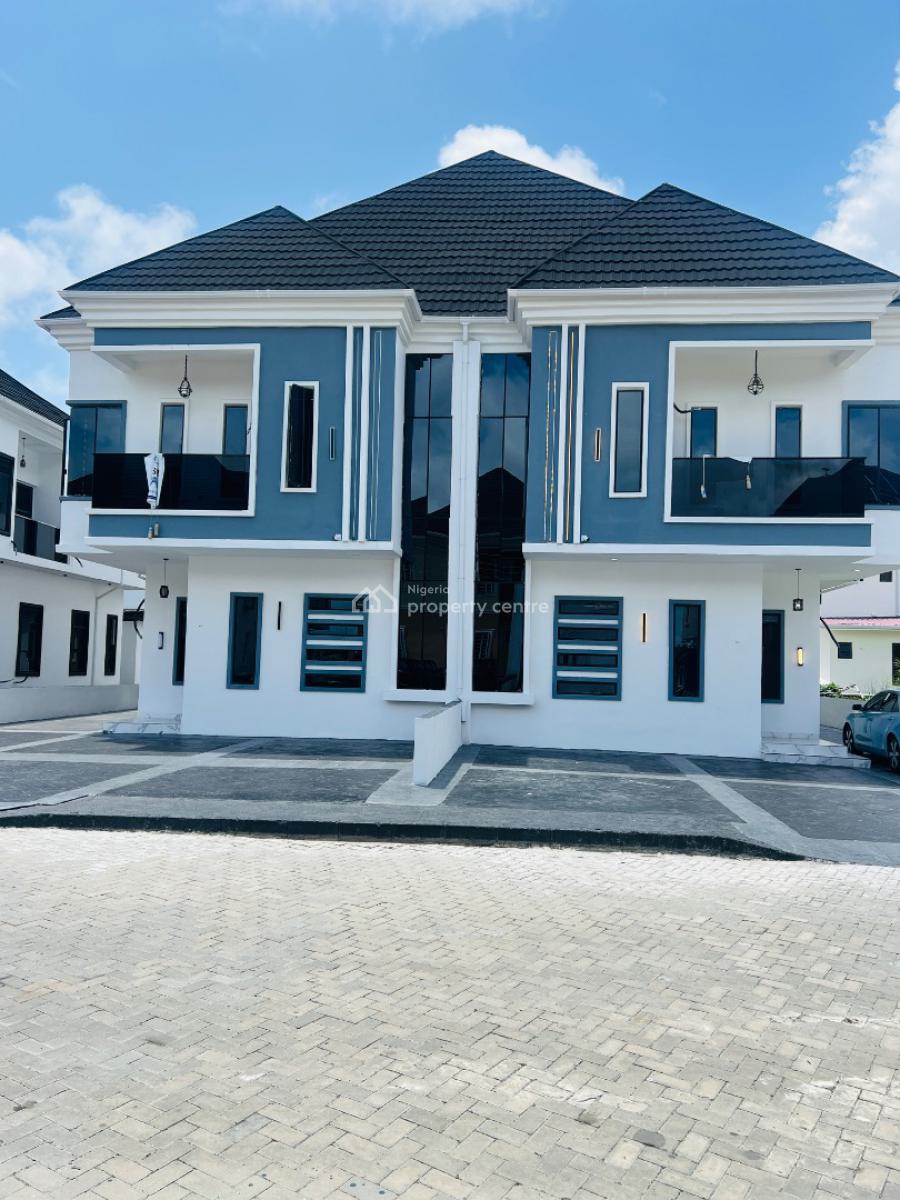 Well Finished 4 Bedroom Semi Duplex in an Estate with 24hrs Light, Sapphire Garden Estate, Awoyaya, Ibeju Lekki, Lagos, Semi-detached Duplex for Sale
