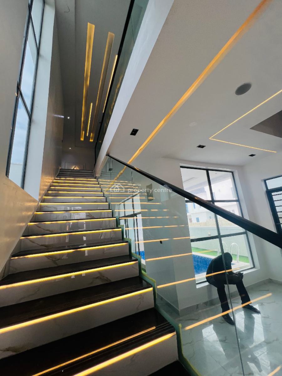 Luxury 5 Bedrooms Detached Duplex with a Swimming Pool and a Bq, Lekki Palm City, Ajah, Lagos, Detached Duplex for Sale