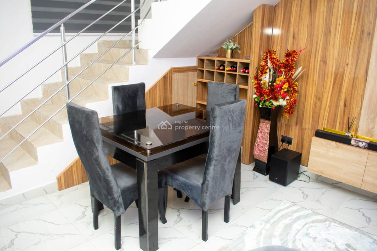 Fully Furnished Two (2) Bedrooms Terraced Duplex with Bq, Ogombo Road, Ogombo, Ajah, Lagos, Terraced Duplex for Sale