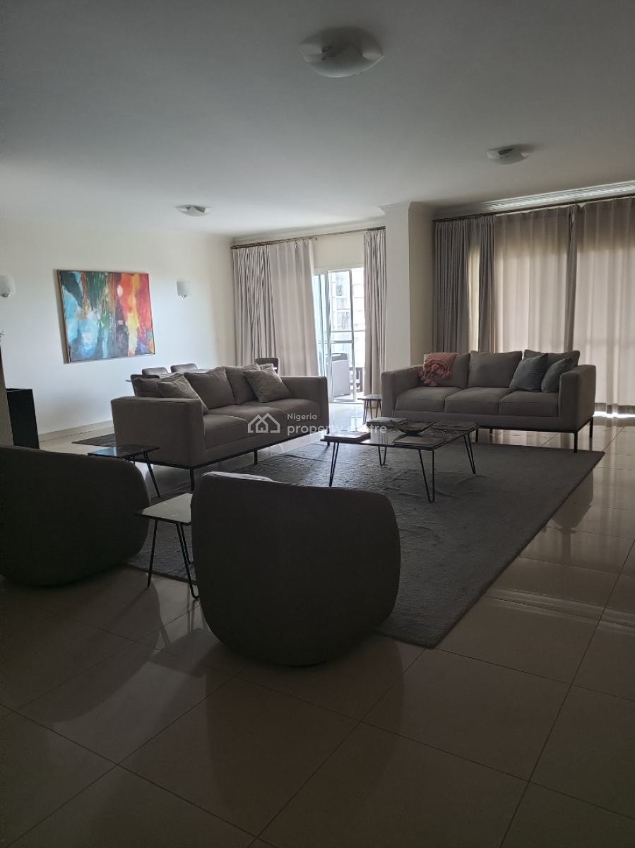 Spacious 3 Bedroom with Bq Pool Gym Elevator 24 Hours Light, Tennis Court, Off Gerald Road, Ikoyi, Lagos, Flat / Apartment for Rent