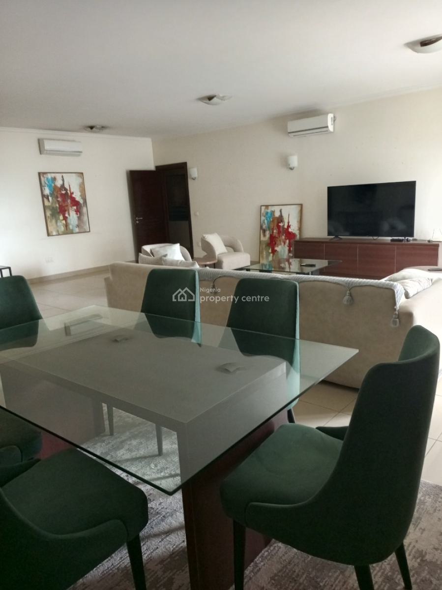 Spacious 3 Bedroom with Bq Pool Gym Elevator 24 Hours Light, Tennis Court, Off Gerald Road, Ikoyi, Lagos, Flat / Apartment for Rent