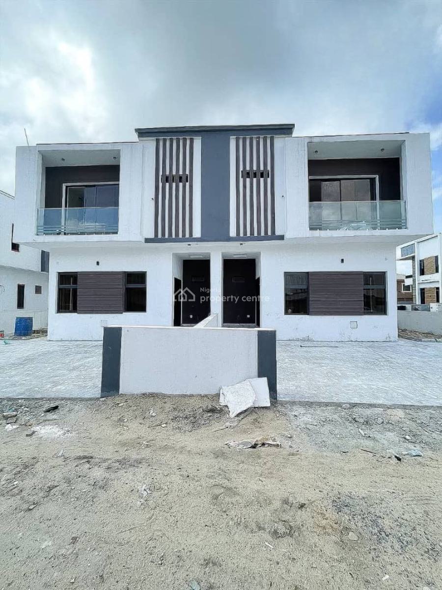Exquisite 4 Bedroom Semi Detached Duplex with Bq & Pool, Ologolo, Lekki, Lagos, Semi-detached Duplex for Sale