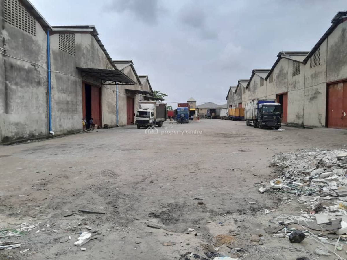 Big Strategic Warehouse Park on Generous Offer, Opposite Trade Fair- Abule Osun Bus Stop, Amuwo Odofin, Lagos, Warehouse for Sale